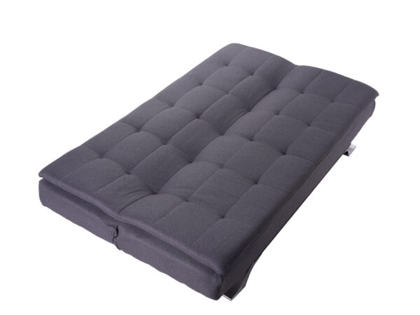 SOFÁ CAMA CLICK-CLACK 180X80 GRIS ABIERTO