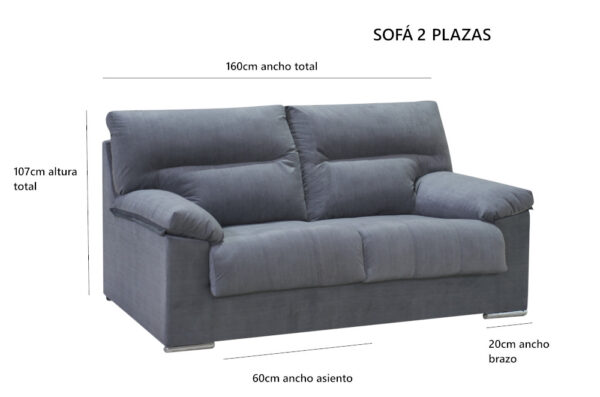 JUEGO DE SOFÁS 3+2 ALEX - Imagen 2