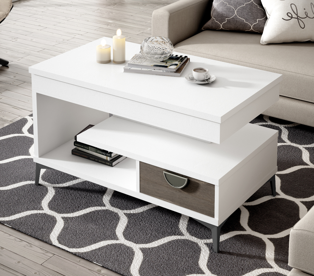 MESA ELEVABLE CON CAJÓN