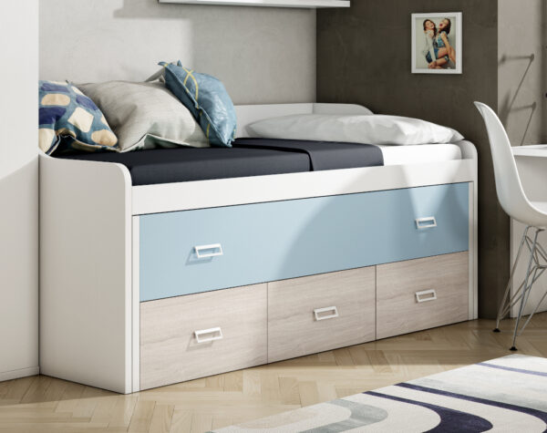 CAMA NIDO CON TRES CAJONES YULEN