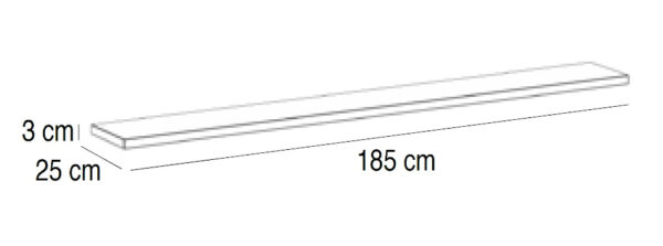 COMPOSICIÓN APILABLE BLANCO 275CM CON LED - Imagen 5