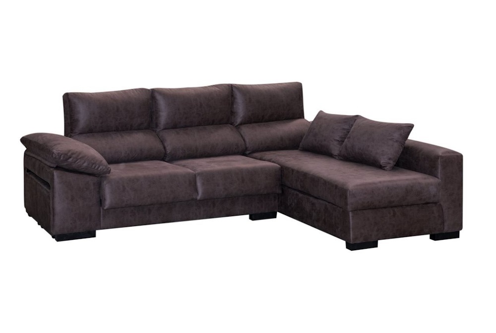 CHAISLONGUE DERECHA 280CM CON POUFS LIBRA