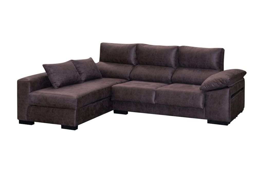 CHAISLONGUE IZQUIERDA 280CM CON POUFS LIBRA