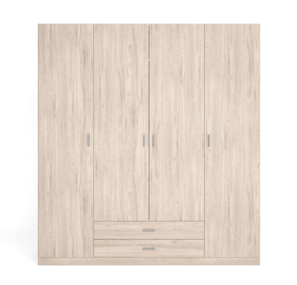 ARMARIO 4 PUERTAS Y 2 CAJONES 198CM - Imagen 5