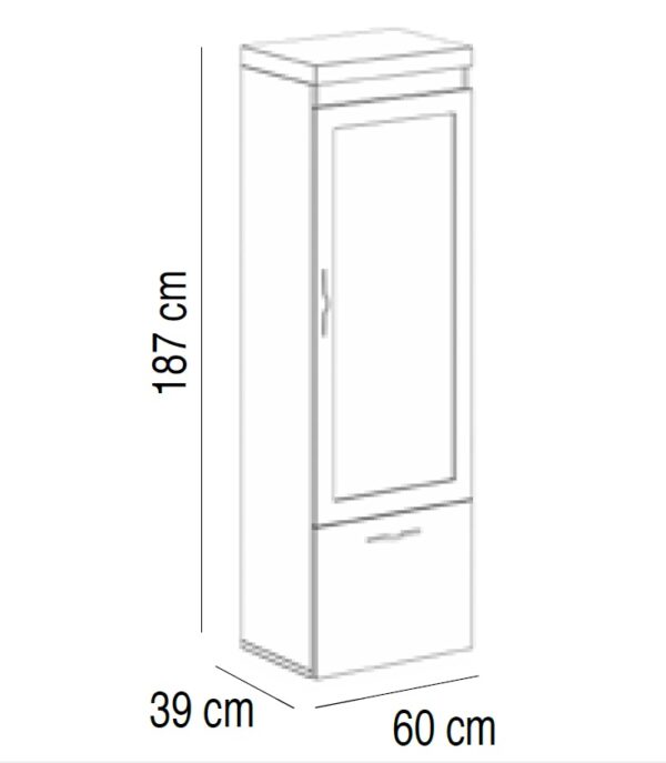 COMPOSICIÓN APILABLE BLANCO 275CM CON LED - Imagen 4