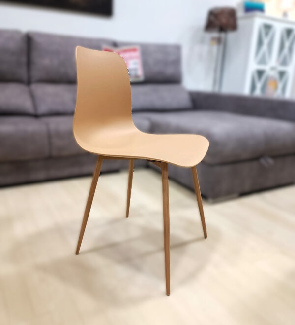 SILLA POLIPROPILENO CON PATA METÁLICA - Imagen 3