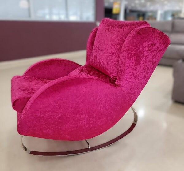 SILLON BALANCÍN EN FUCSIA VIBRANTE - Imagen 5