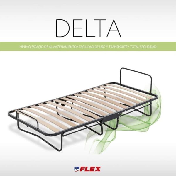 SOMIER CAMA PLEGABLE CON COLCHÓN - Imagen 4
